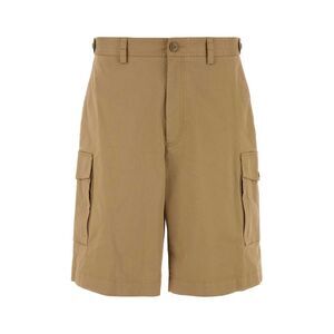 Moncler Men Cappuccino Stretch Cotton Bermuda Shorts